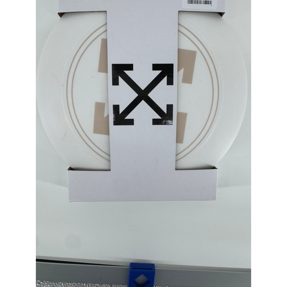 Off-White c/o Virgil Abloh Flying Disc Frisbee White Arrow Logo New
